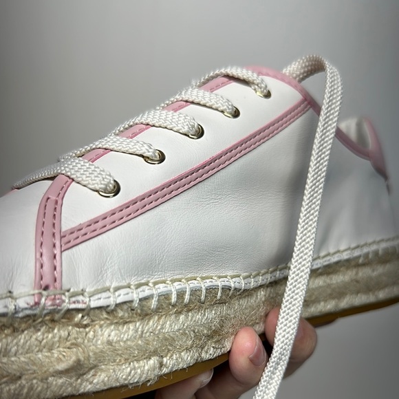 Coach Pink and White Leather Sneakers Never Wore (see photos) - Picture 5 of 16